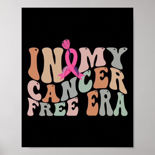 Poster Sensibilização Do cancer Em Minha Guerra De Groovy (Frente)