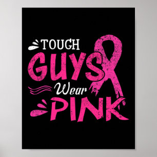 Poster Sensibilização do Cancer Mama Caras sólidas Vestem