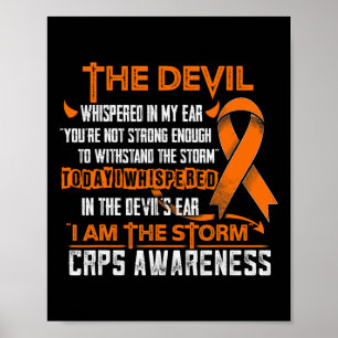 Poster Sensibilização Do Crps Eu Sou O Diabo Da Tempestad