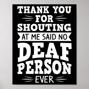 Poster Sensibilização Dos Deficientes Auditivos Perda E S