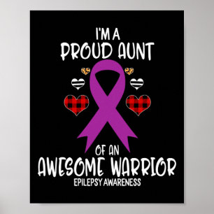 Poster Sensibilização Epilepsia Eu sou uma tia Orgulhosa