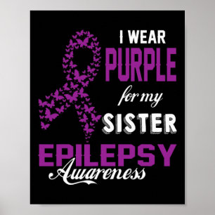 Poster Sensibilização Epilepsia Eu Visto Roxo Para Minha