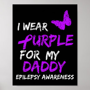 Poster Sensibilização Epilepsia Eu Visto Roxo Para Minha 