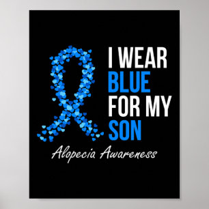Poster Sensibilização Eu Visto Azul Para O Meu Filho Rib
