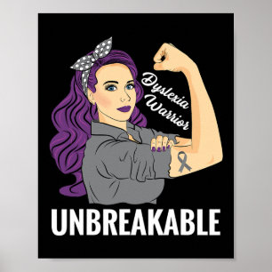 Poster Sensibilização Forte Apoio a Mulheres Crianças Pre