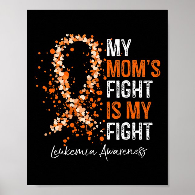Poster Sensibilização Laranja A Minha Luta De Mãe É (Frente)