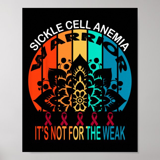 Poster Sensibilização para a Anemia das Células Falsiform (Frente)