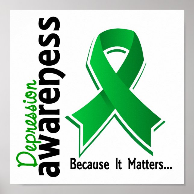 Póster Sensibilização para a depressão 5 (Frente)