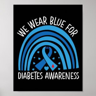 Poster Sensibilização para a diabetes em novembro Vestimo