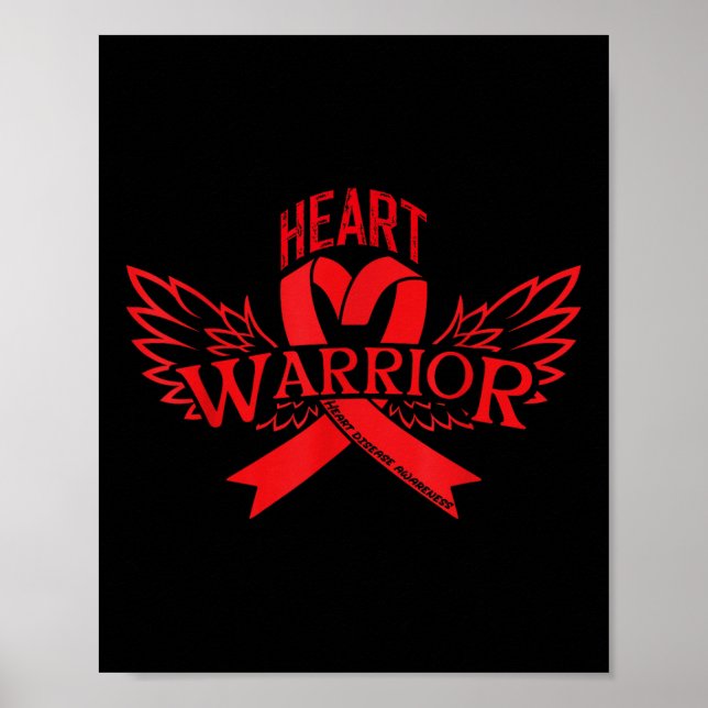 Poster Sensibilização para a Doença Cardíaca (Frente)