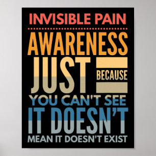 Poster Sensibilização para a Dor Invisível - Fibromialgia