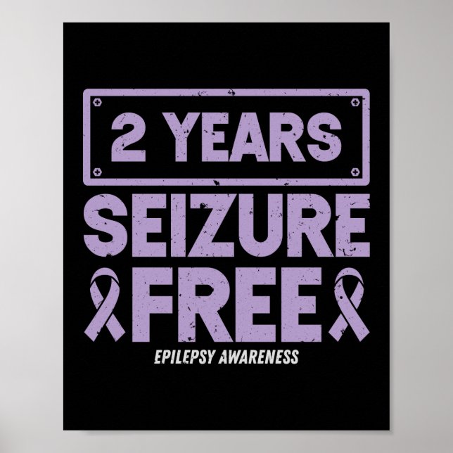 Poster Sensibilização para a Epilepsia 2 Anos Convulsões  (Frente)