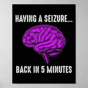 Poster Sensibilização para a epilepsia com ataques epilép