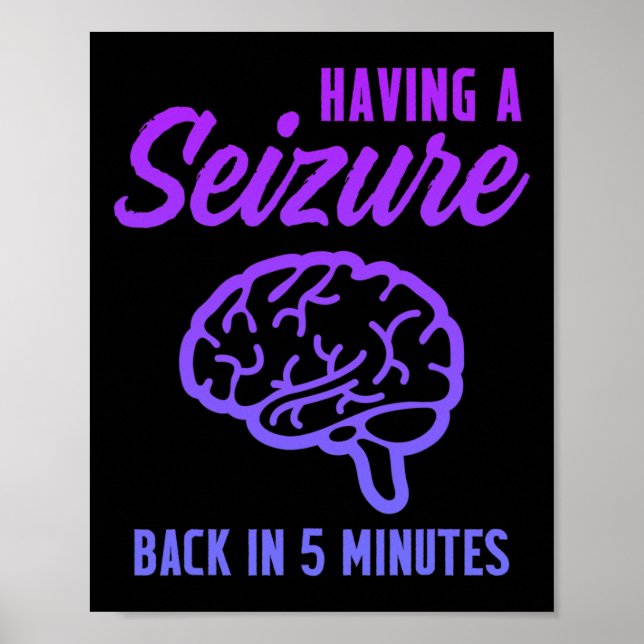 Poster Sensibilização para a epilepsia com ataques epilép (Frente)