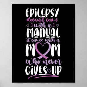 Poster Sensibilização para a epilepsia Mamãe não vem 