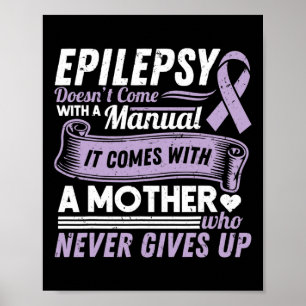 Poster Sensibilização para a epilepsia Mamãe não vem com