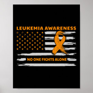 Poster Sensibilização para a leucemia Combatemos o Cancer