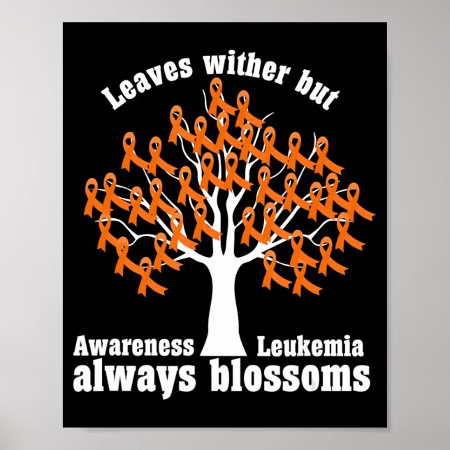 Poster Sensibilização para a Leucemia da Árvore de Friso (Frente)