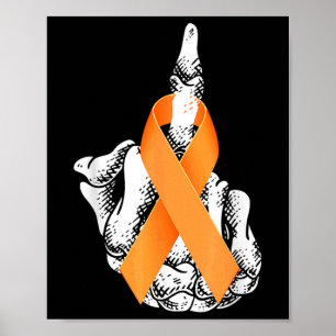 Poster Sensibilização para a Leucemia do Dedo Médio Cance