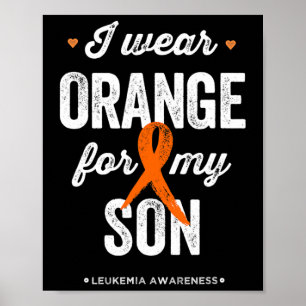 Poster Sensibilização para a leucemia Eu visto Faixa Lara