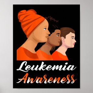 Poster Sensibilização para a leucemia Mãe Briso Laranja L