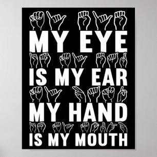 Poster Sensibilização para a linguagem gestual 21