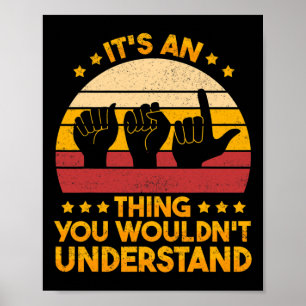 Poster Sensibilização para a linguagem gestual e ASL 1