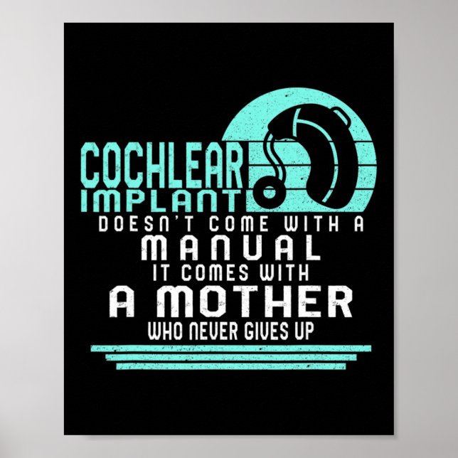 Poster Sensibilização para a Perda do Implante Celular Mã (Frente)