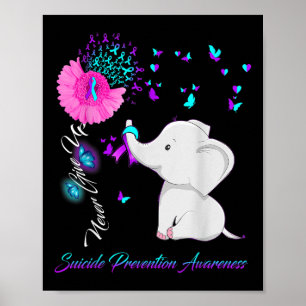 Poster Sensibilização para a Prevenção do Suicídio de Ele