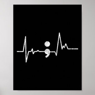 Poster Sensibilização para a Prevenção do Suicídio em Sem