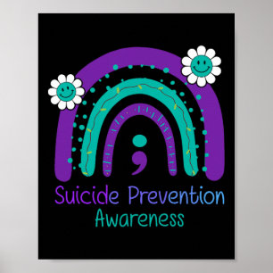 Poster Sensibilização Para A Prevenção Do Suicídio Nenhum