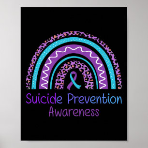 Poster Sensibilização Para A Prevenção Do Suicídio Nenhum