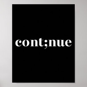 Poster Sensibilização para a Saúde Mental Continuar Semic