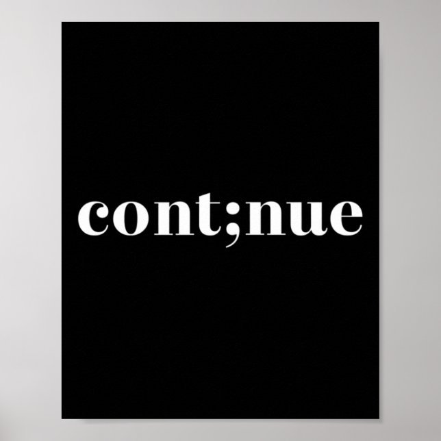 Poster Sensibilização para a Saúde Mental Continuar Semic (Frente)