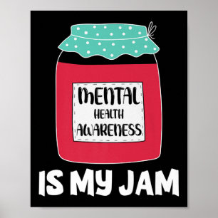 Poster Sensibilização Para A Saúde Mental É O Meu Premium