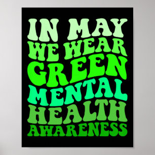 Poster Sensibilização Para A Saúde Mental Em Maio Vestimo