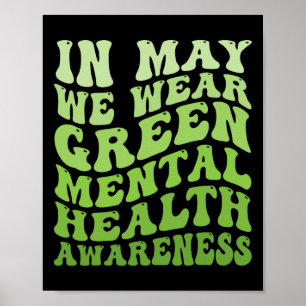 Poster Sensibilização Para A Saúde Mental Em Maio Vestimo