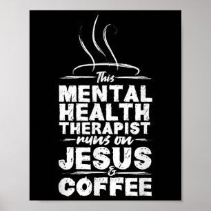 Poster Sensibilização para a Saúde Mental Jesus & Caf