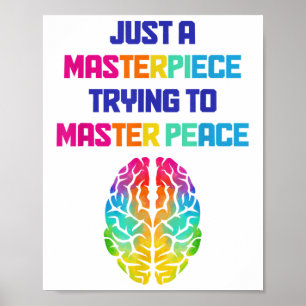 Poster Sensibilização para a saúde mental Mês Saúde menta
