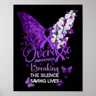 Poster Sensibilização Para A Sobredosagem Quebra O Silênc