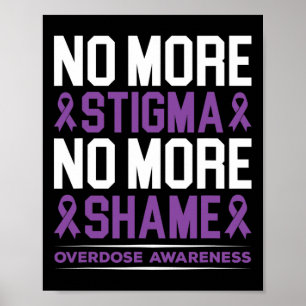Poster Sensibilização para a sobredosagem Sem mais estigm