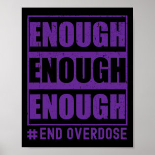 Poster Sensibilização Para A Sobredosagem Suficiente