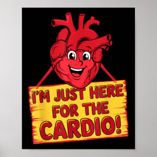 Poster Sensibilização para as doenças cardíacas Cardio Hu