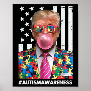 Poster Sensibilização Para Autismo De Tremor Para Autismo