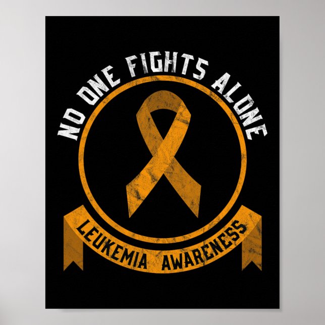 Poster Sensibilização Para Combater O Cancer Sanguíneo Do (Frente)