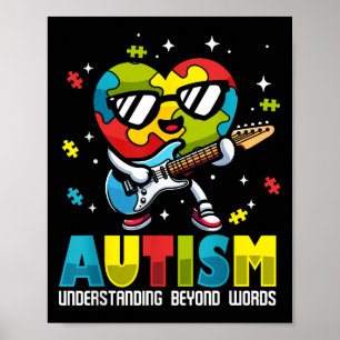Poster Sensibilização para o Autismo Noções Gráficas sobr