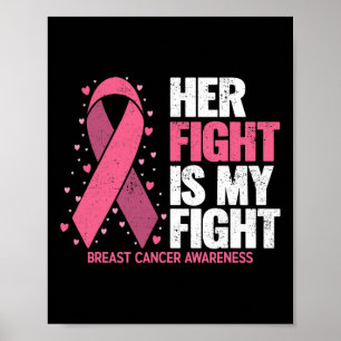 Poster Sensibilização Para O Cancer Da Mama Mostra Sua Lu