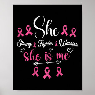 Poster Sensibilização para o Cancer do Guerreiro Rosa
