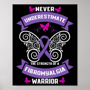 Poster Sensibilização para o Guerreiro da Fibromialgia Di