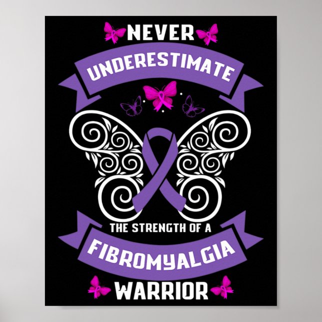 Poster Sensibilização para o Guerreiro da Fibromialgia Di (Frente)
